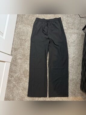 Unisex Black Casual Pants